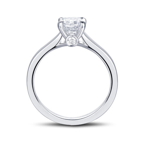 Alice – Förlovningsring i 18k Vitguld med diamant - Bild 2