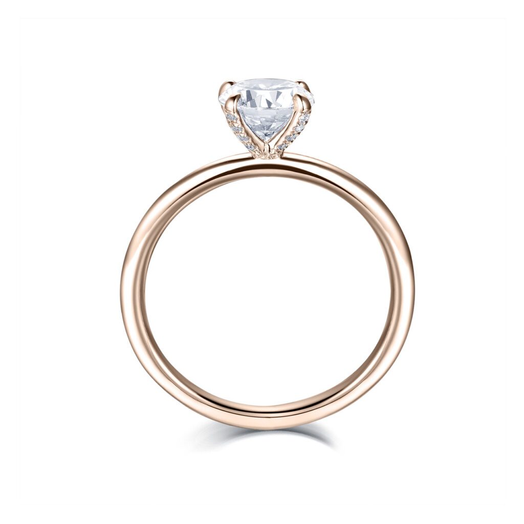 Carmen – Förlovningsring i 18k Roséguld med diamant