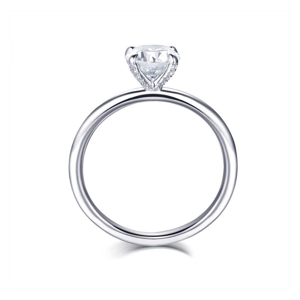 Carmen – Förlovningsring i 18k Vitguld med diamant