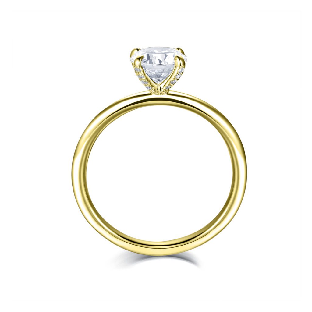 Carmen – Förlovningsring i 18k Gulguld med diamant