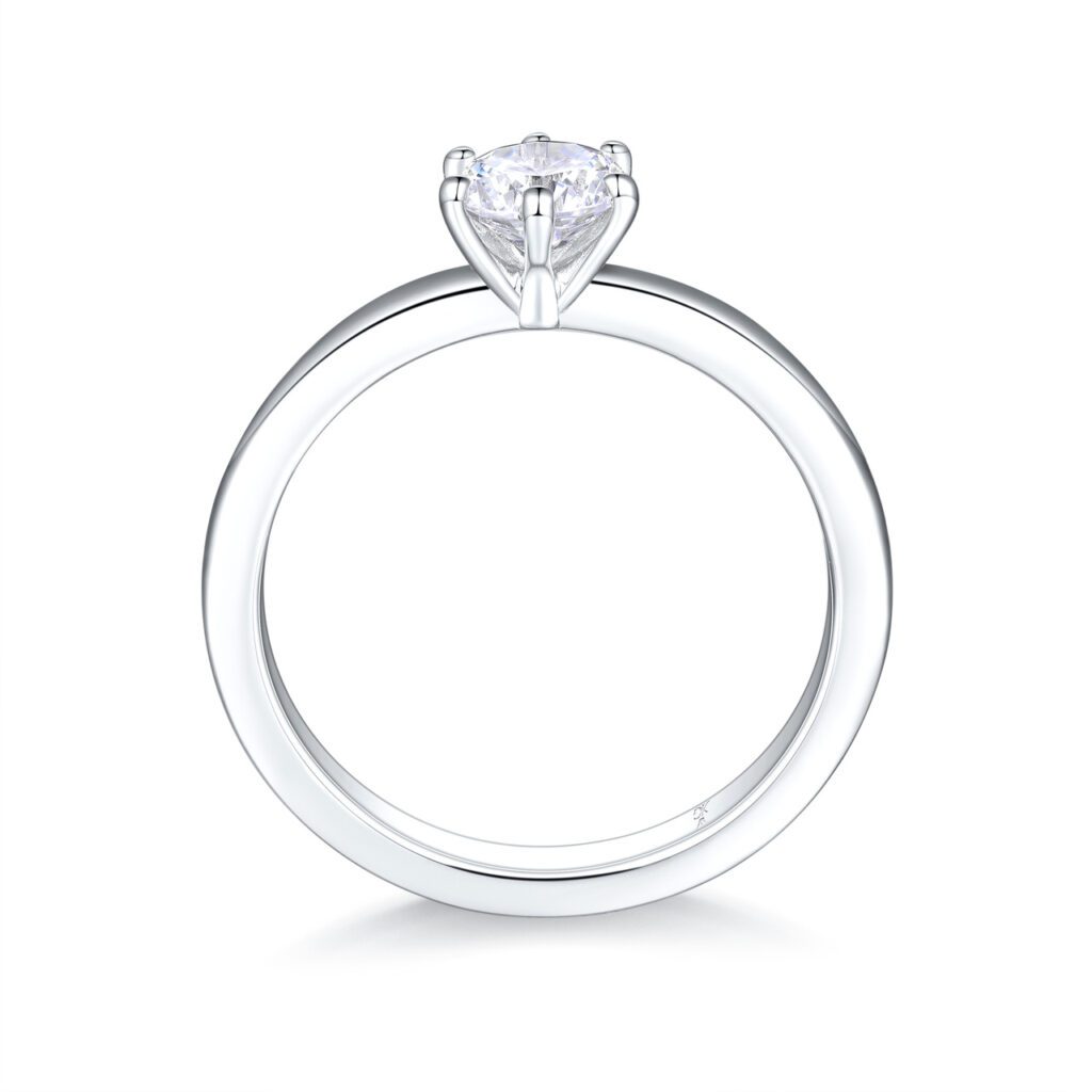 Angelica – Förlovningsring i 950 Platina med diamant