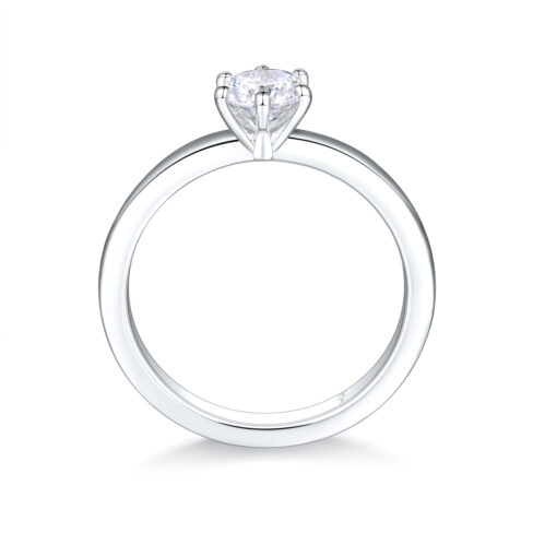 Angelica – Förlovningsring i 950 Platina med diamant - Bild 2