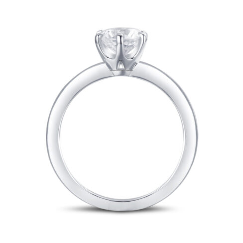 Arianna – Förlovningsring i 18k Vitguld med diamant - Bild 2