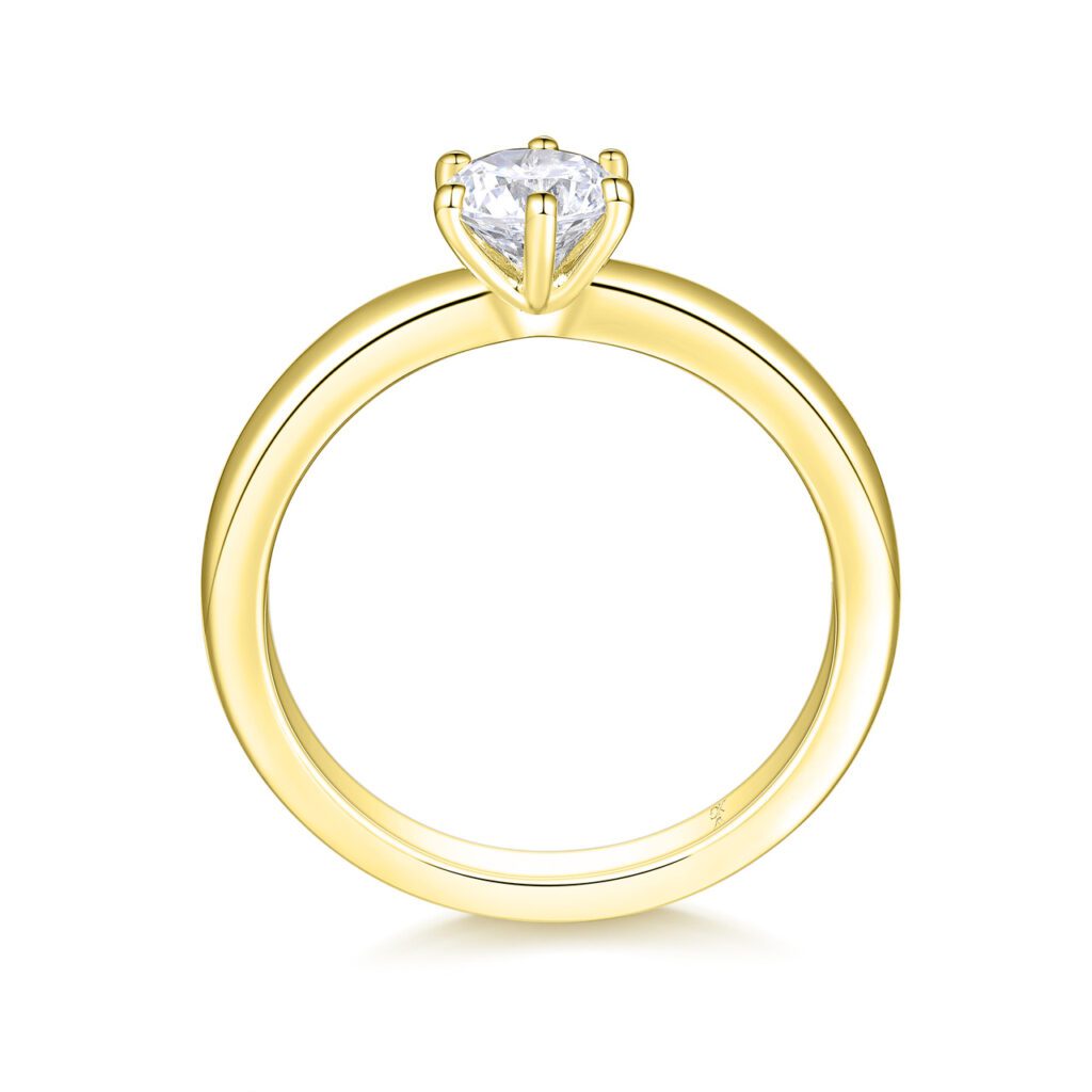 Celine – Förlovningsring i 18k Gulguld med diamant