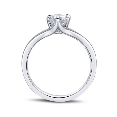 Ciara – Förlovningsring i 18k Vitguld med diamant - Bild 2