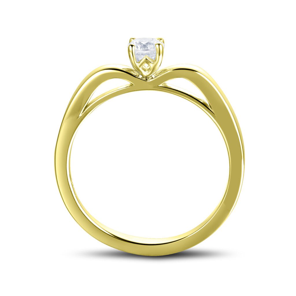 Cosetta – Förlovningsring i 18k Gulguld med diamant