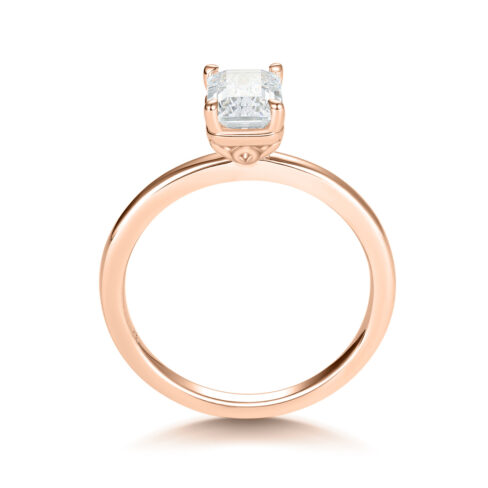 Evie – Förlovningsring i 18k Roséguld med diamant - Bild 2