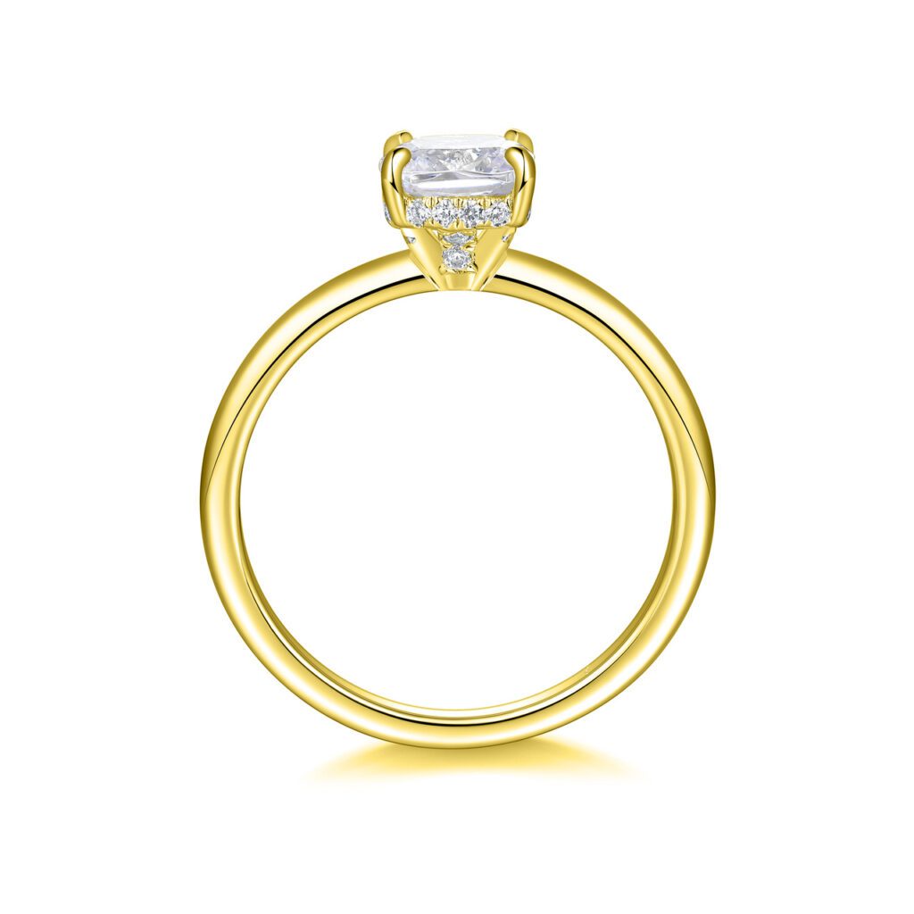 Giada – Förlovningsring i 18k Gulguld med diamant