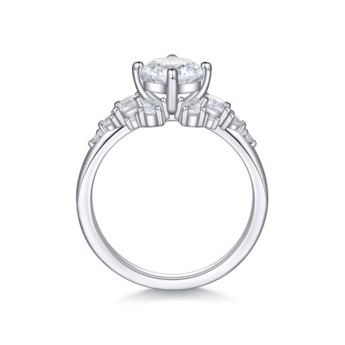 Juliette – Förlovningsring i 18k Vitguld med diamant - Bild 2