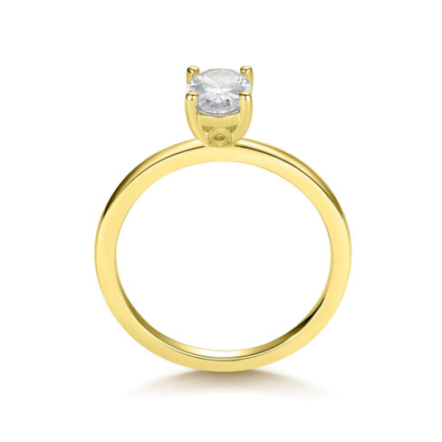 Lainey – Förlovningsring i 18k Gulguld med diamant - Bild 2