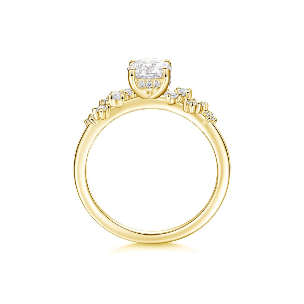 Layla – Förlovningsring i 18k Gulguld med diamant