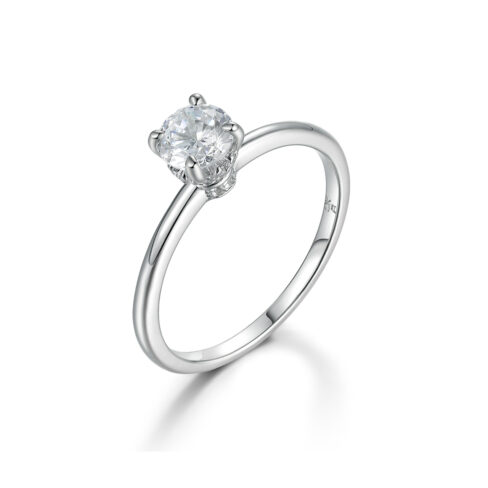 Lexi – Förlovningsring i 950 Platina med diamant