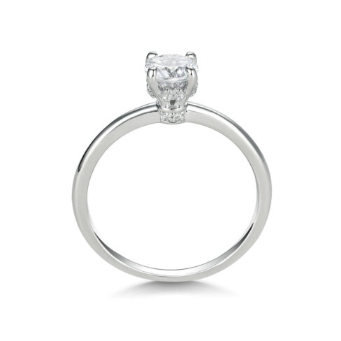 Lexi – Förlovningsring i 950 Platina med diamant - Bild 2