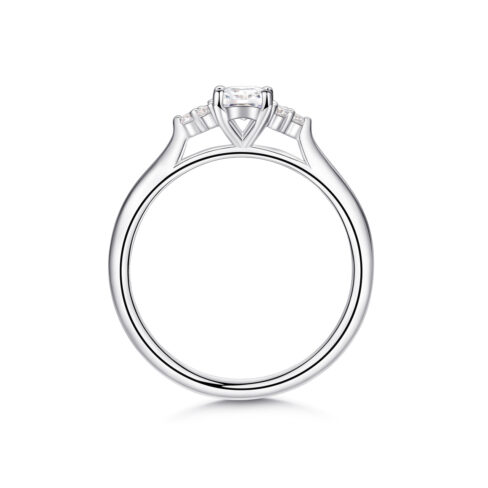 Lyana – Förlovningsring i 18k Vitguld med diamant - Bild 2