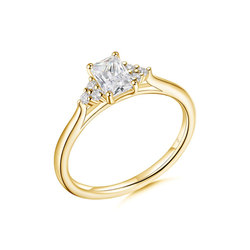 Lyana – Förlovningsring i 18k Gulguld med diamant