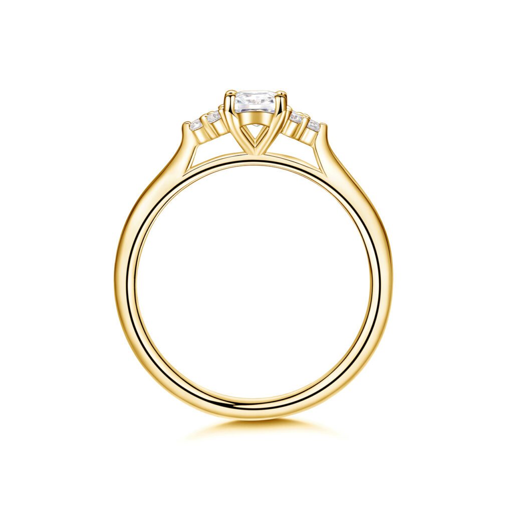 Lyana – Förlovningsring i 18k Gulguld med diamant