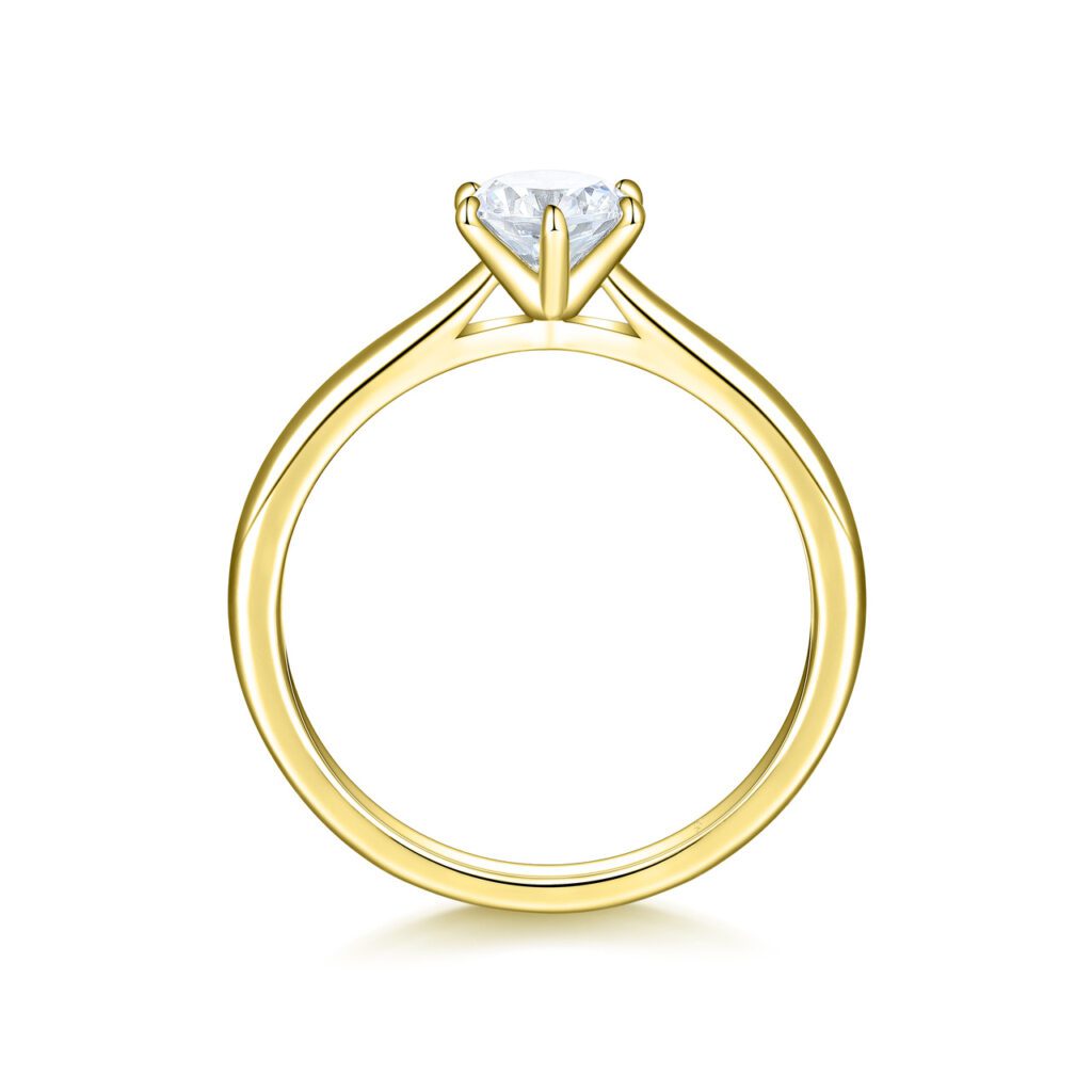 Nalia – Förlovningsring i 18k Gulguld med diamant