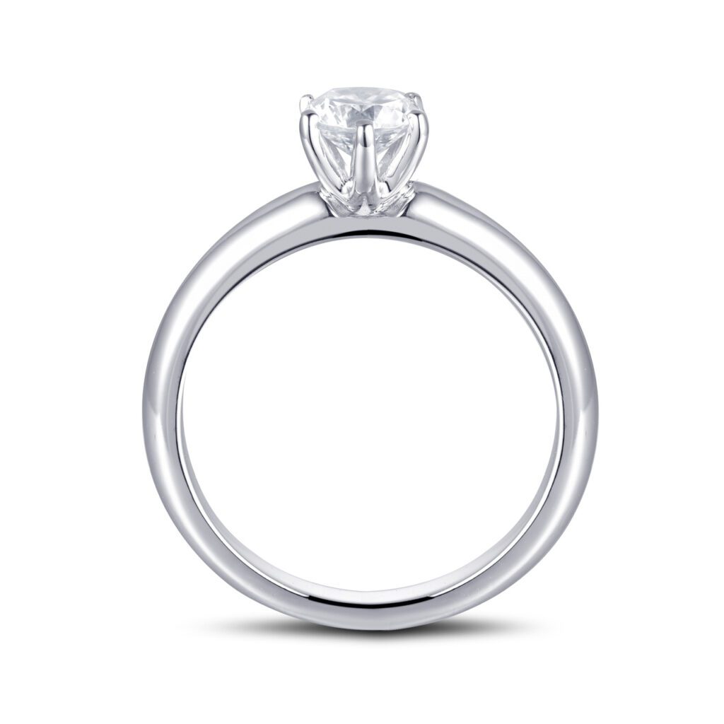 Reina – Förlovningsring i 18k Vitguld med diamant