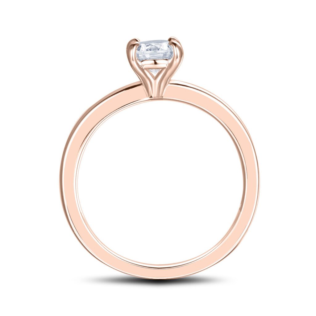 Silina – Förlovningsring i 18k Roséguld med diamant