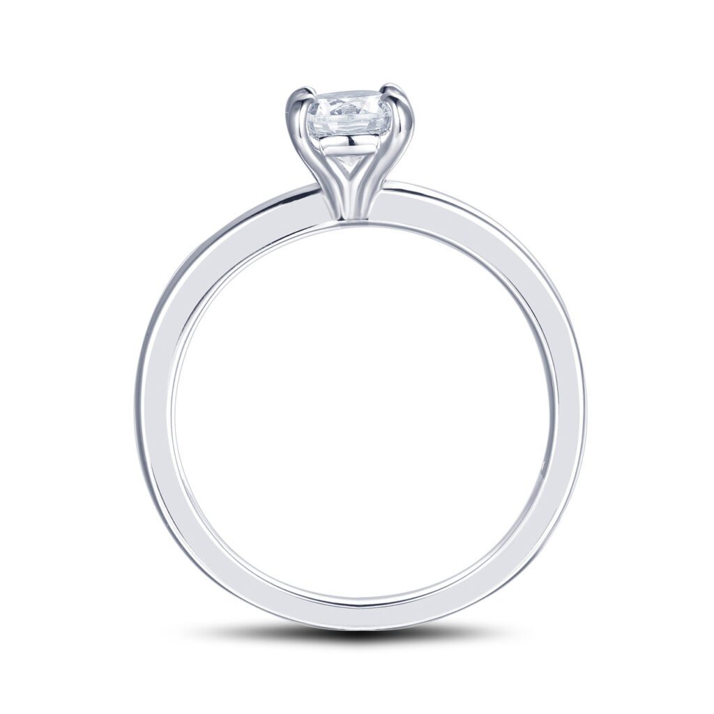 Silina – Förlovningsring i 950 Platina med diamant