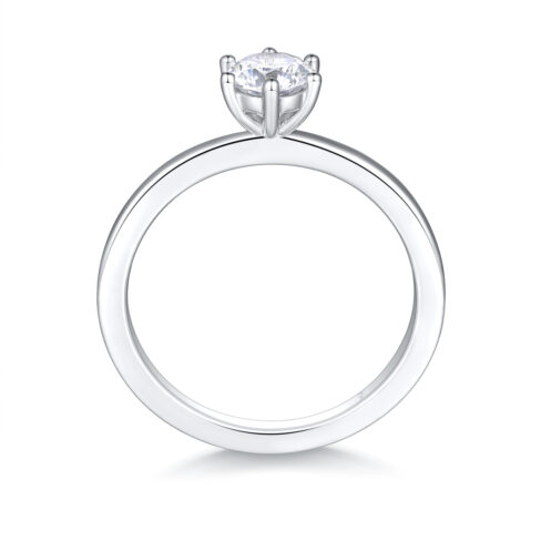 Sophia – Förlovningsring i 950 Platina med diamant - Bild 2