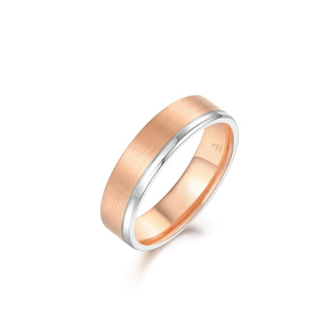 Adam – Flerfärgade ringar i 9k Roséguld
