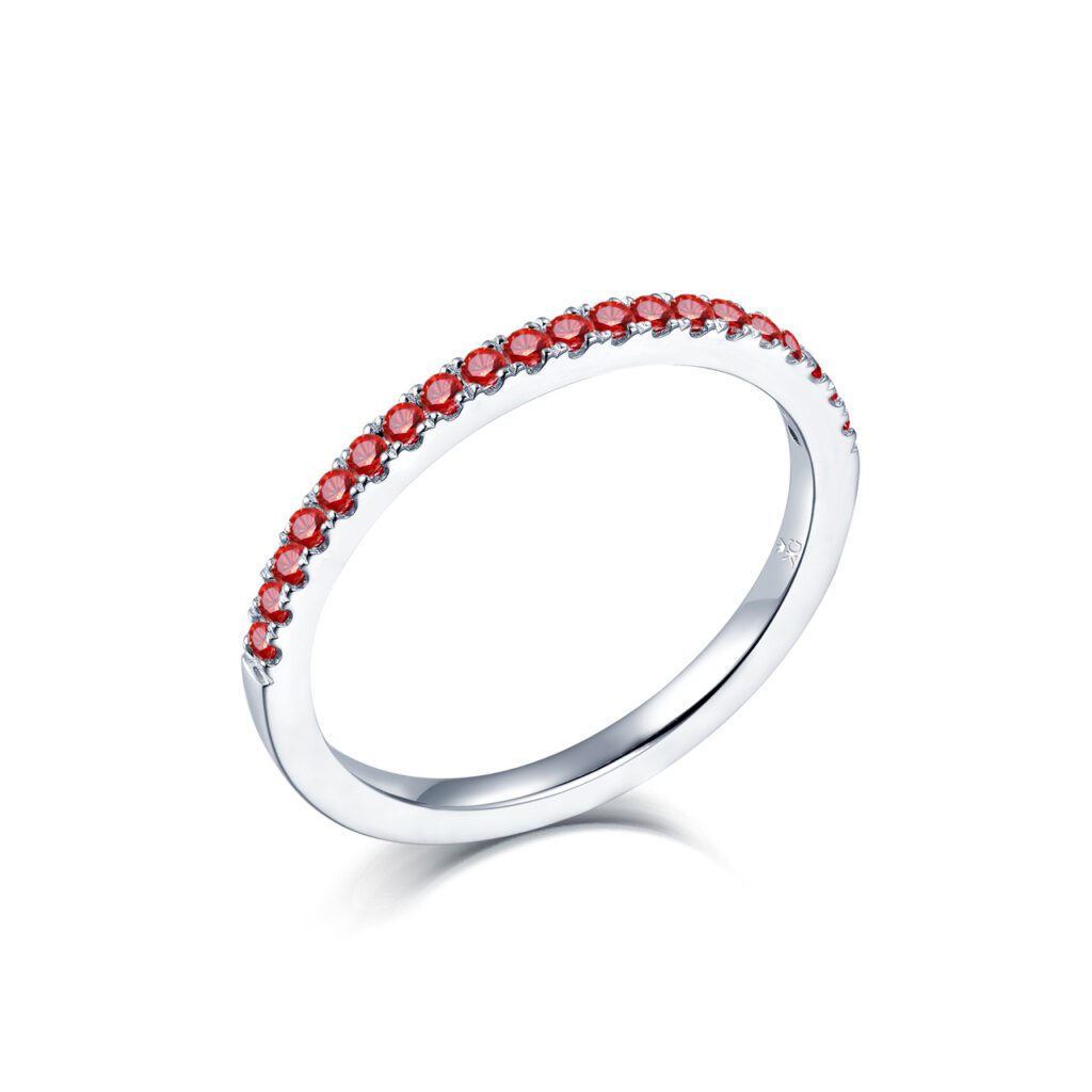 Alicia Rubin – Ringar med ädelstenar i 950 Platina