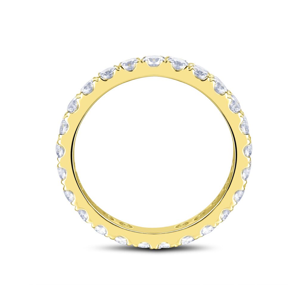 Alicia 1.25 carat – Elegant Helallians i 18k Gulguld med diamanter