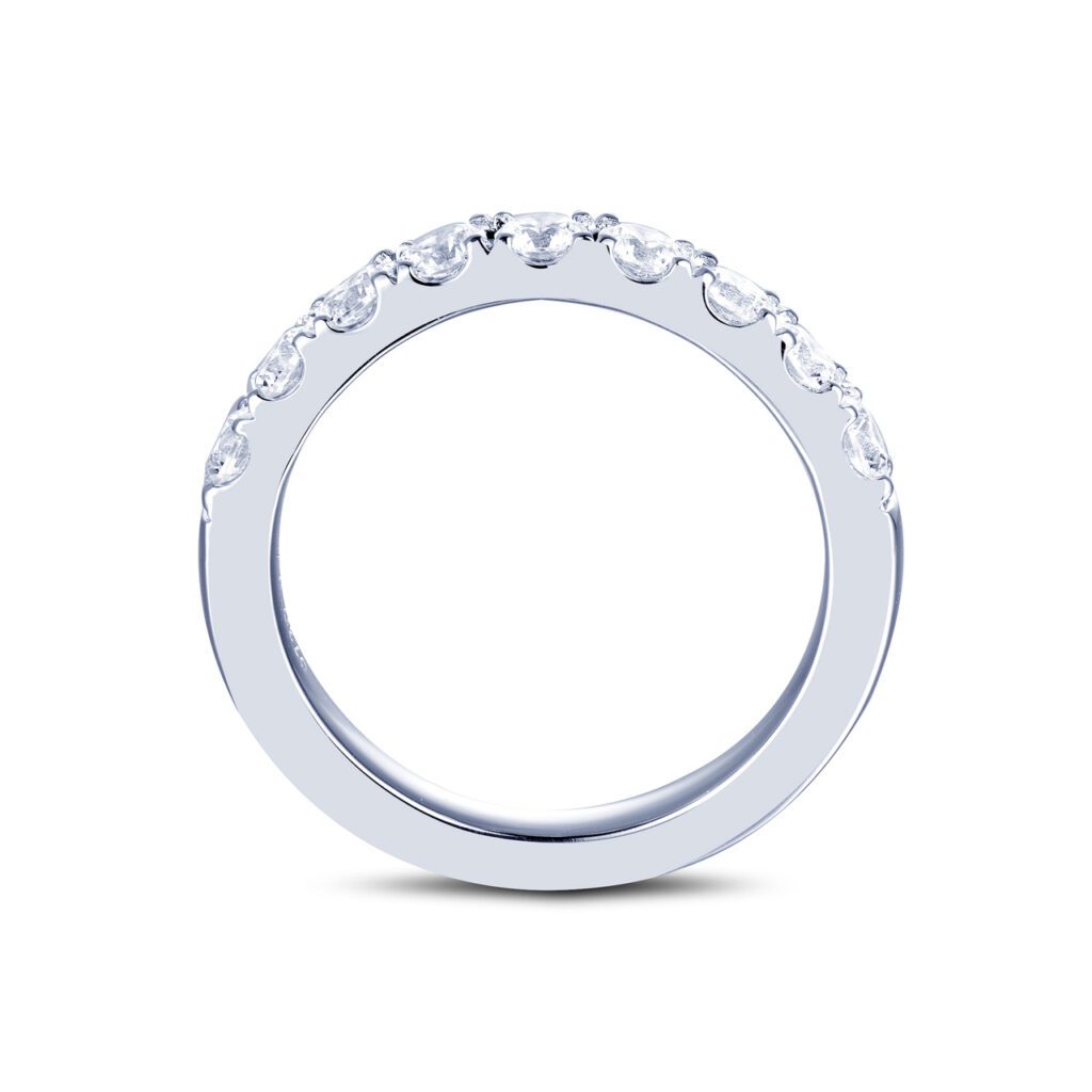 Alicia Icon 0.90 carat – Elegant Halvallians i 18k Vitguld med diamanter