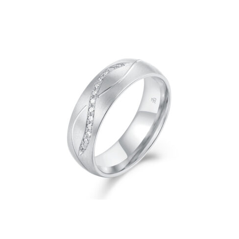 Anika – Slät ring i 950 Platina