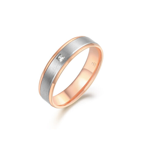 Aspyn – Flerfärgade ringar i 18k Roséguld