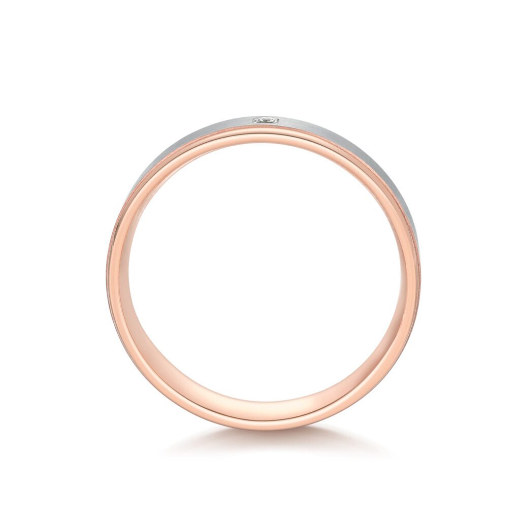 Aspyn – Flerfärgade ringar i 18k Roséguld