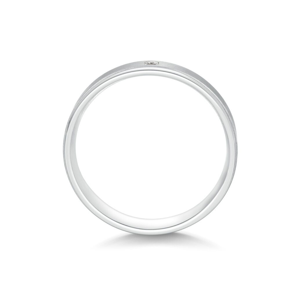 Aspyn – Flerfärgade ringar i 9k Vitguld