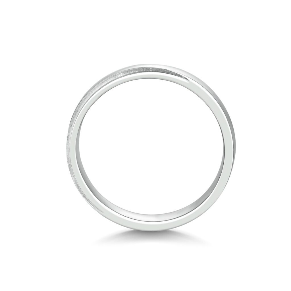 Azaria – Slät ring i 950 Platina