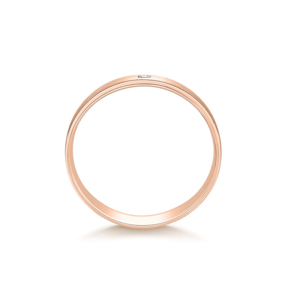 Barbara – Slät ring i 9k Roséguld