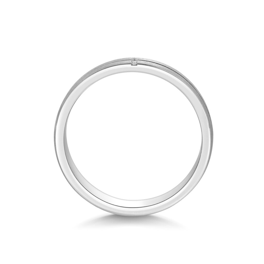 Billie – Slät ring i 950 Platina