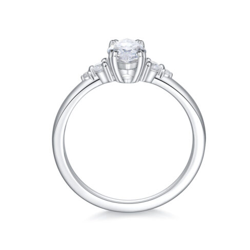 Denise – Flerstensring med diamanter i 18k Vitguld - Bild 2