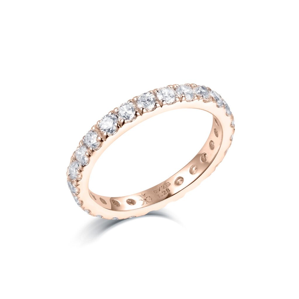 Eden 1.1 carat – Elegant Helallians i 18k Roséguld med diamanter
