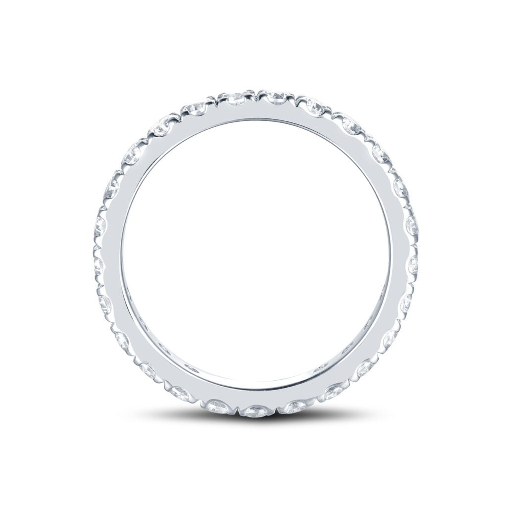 Eden 1.1 carat – Elegant Helallians i 18k Vitguld med diamanter