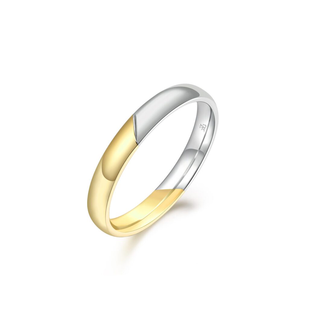 Eugene – Flerfärgade ringar i 9k Gulguld