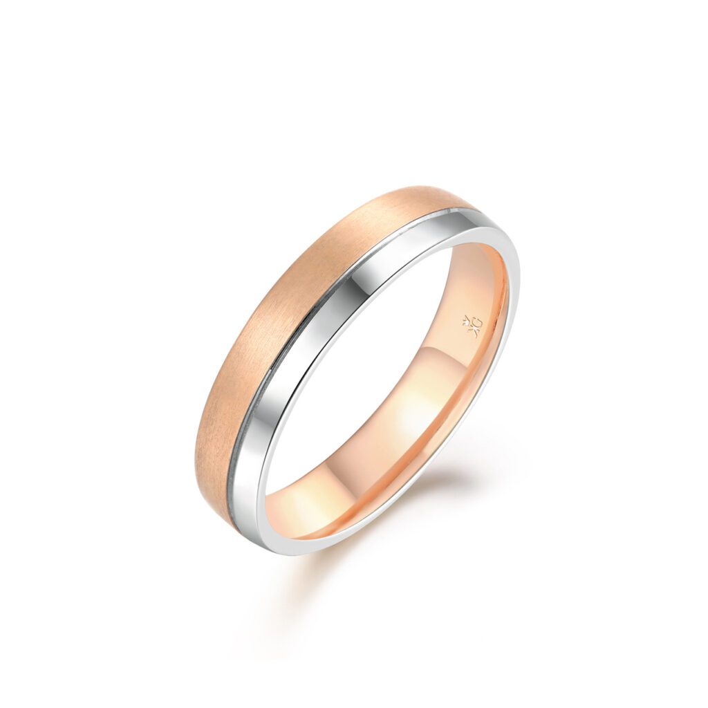 Felix – Flerfärgade ringar i 18k Roséguld