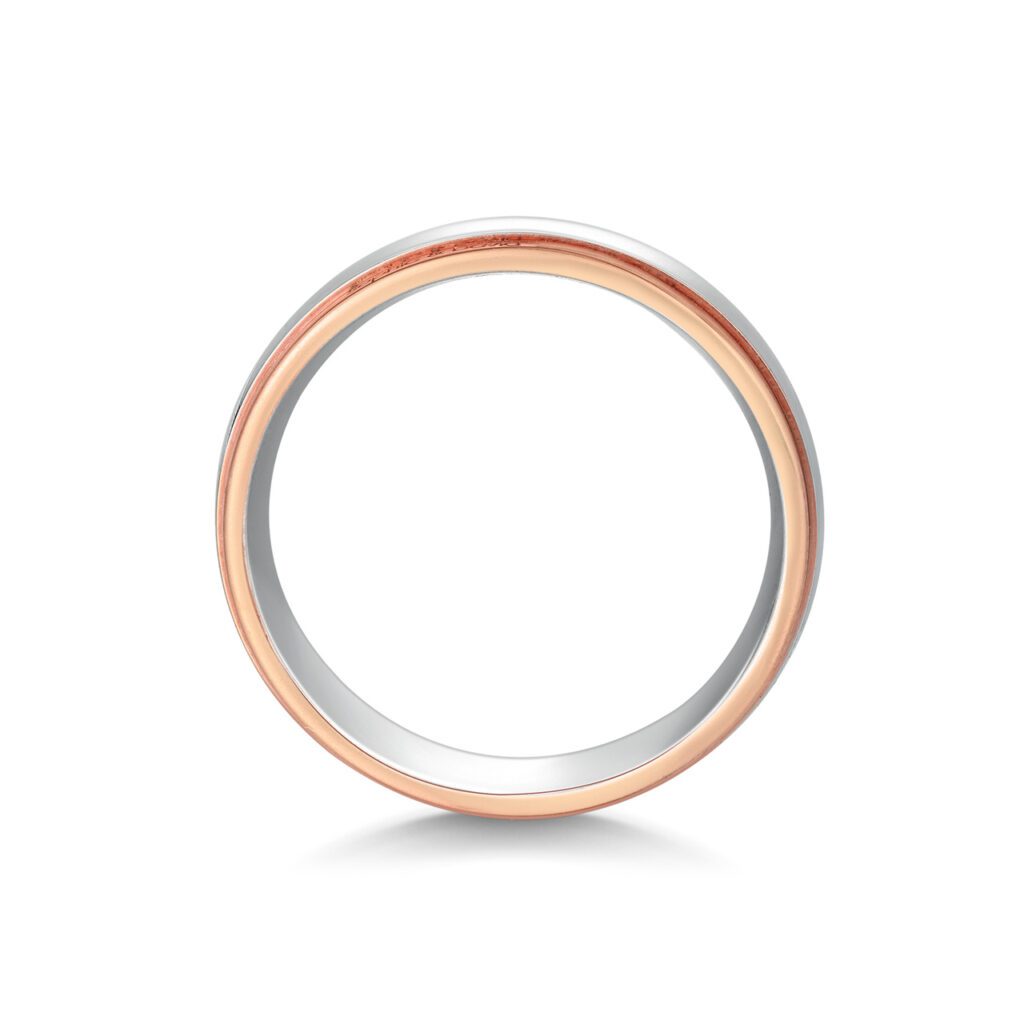 Jones – Flerfärgad Ring i 9k Roséguld