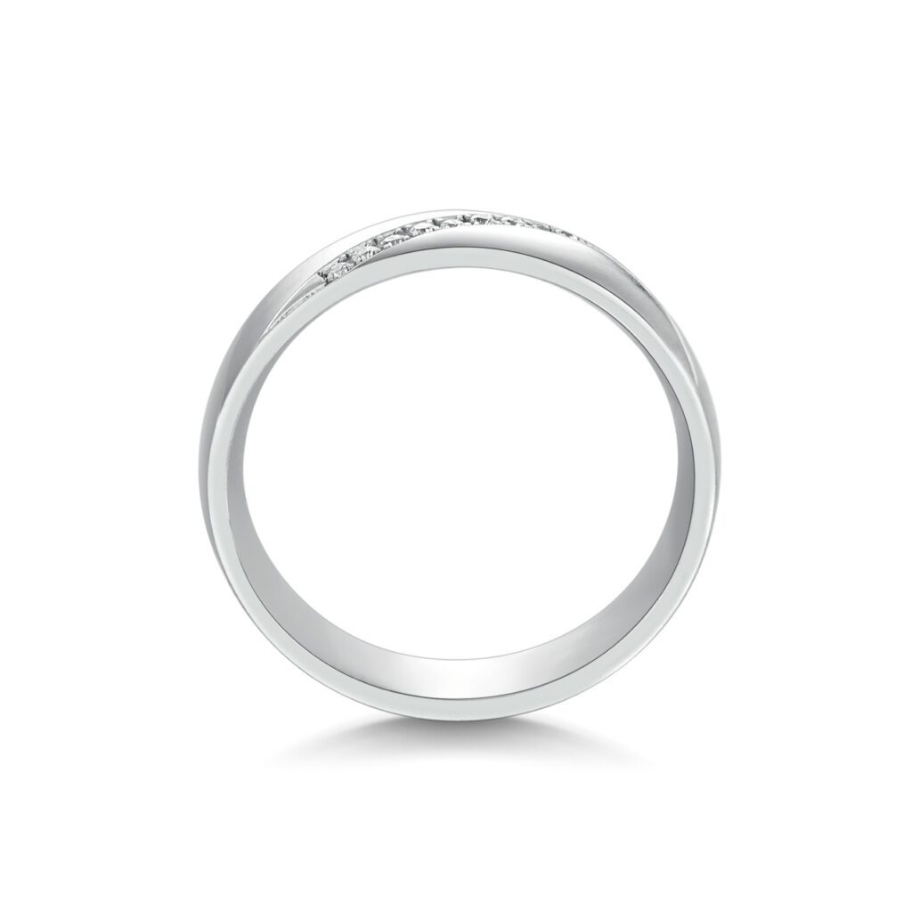 Lauryn – Slät ring i 950 Platina