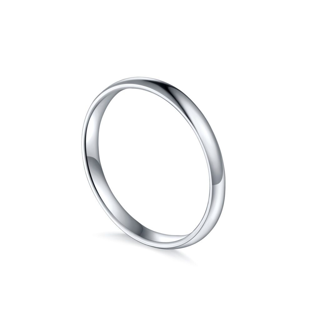 Lova – Slät ring i 950 Platina