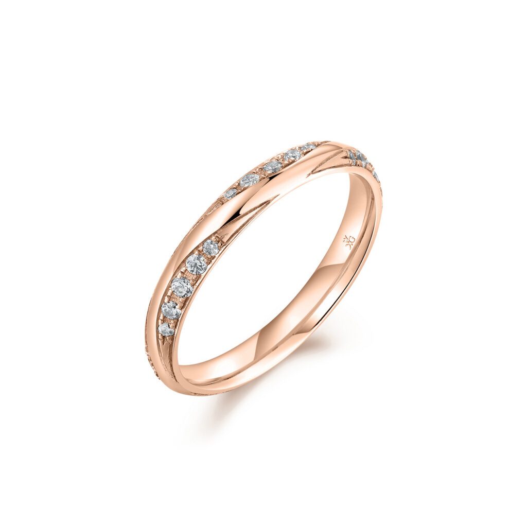 Maleah 0.27 ct – Unik Ring i 14k Roséguld