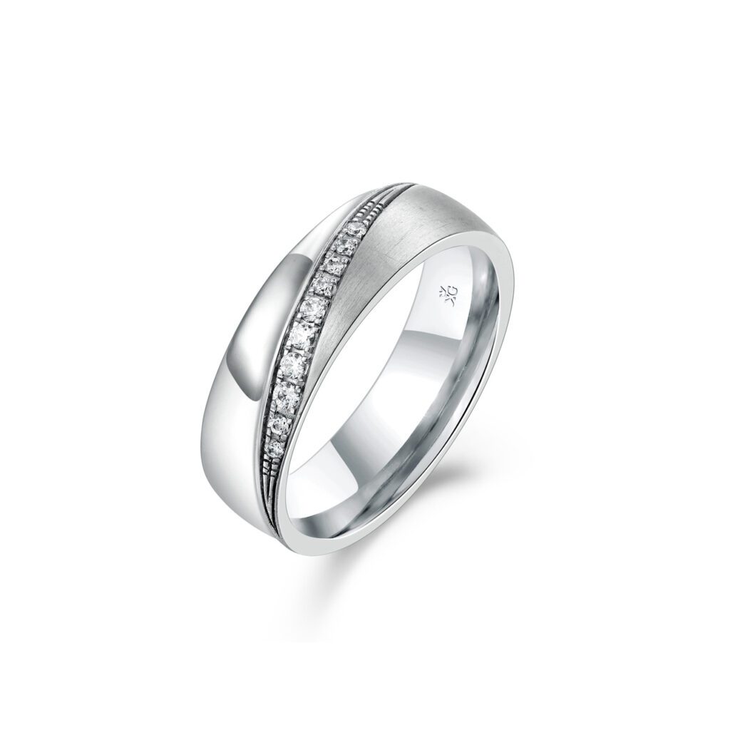 Malia – Unik Ring i 18k Vitguld