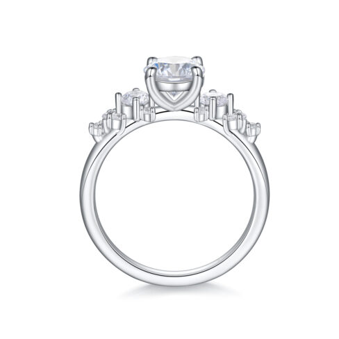 Nadine – Flerstensring med diamanter i 18k Vitguld - Bild 2