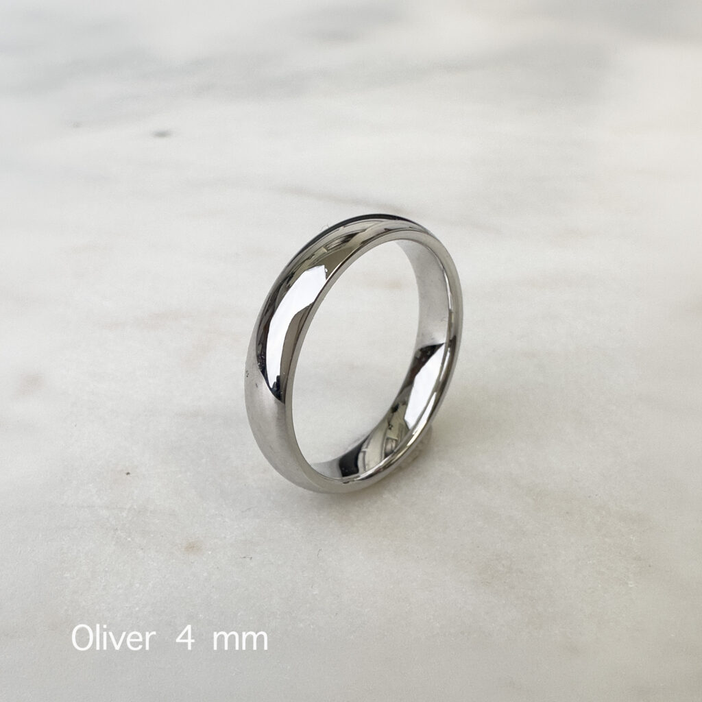 Oliver 6 mm – Slät ring i 18k Gulguld
