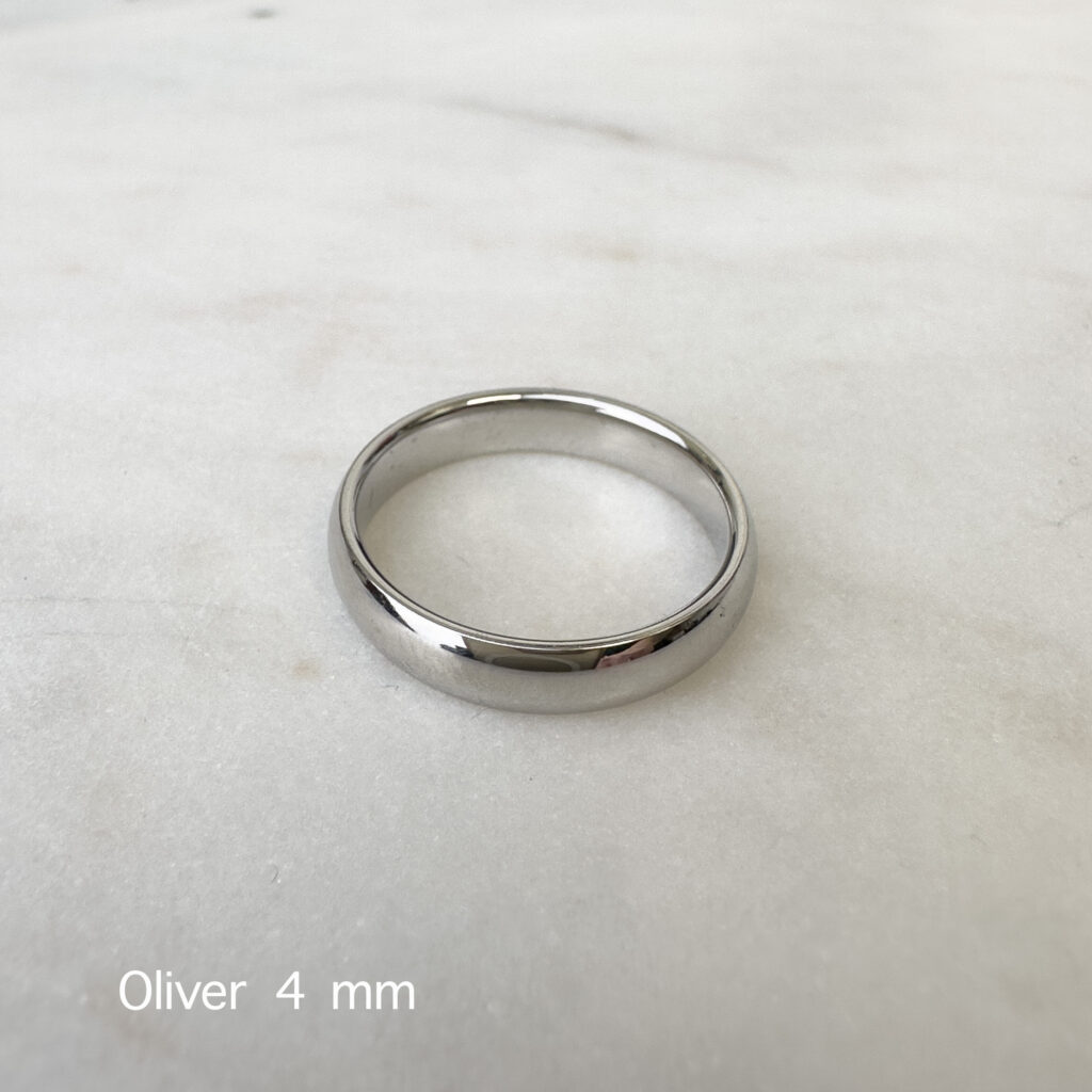Oliver 6 mm – Slät ring i 18k Gulguld