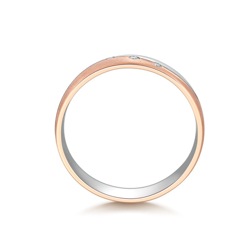 Raquel – Flerfärgade ringar i 14k Roséguld